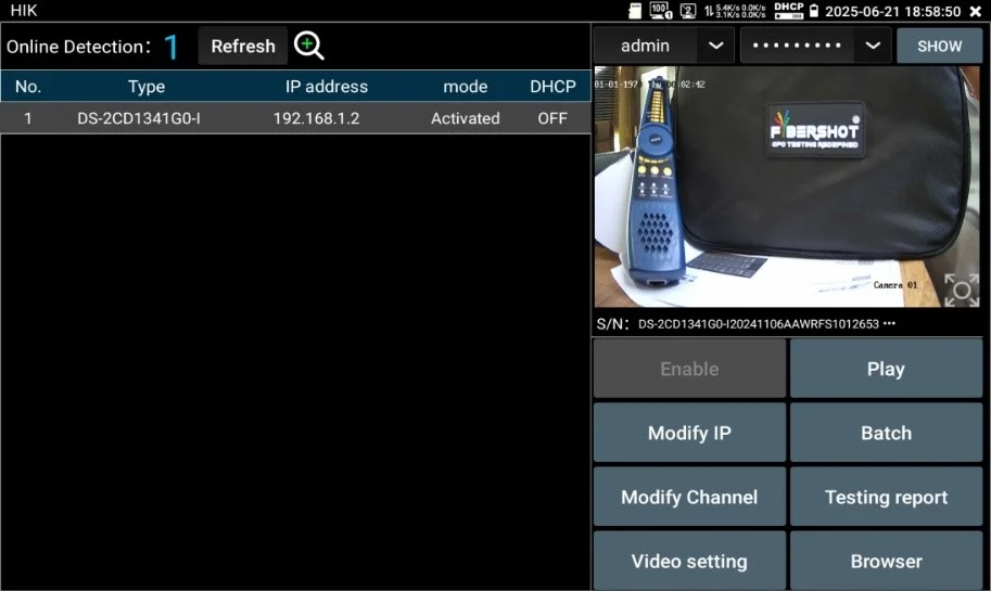Integrated 4K CCTV Camera Tester Integrated 4K CCTV Camera Tester